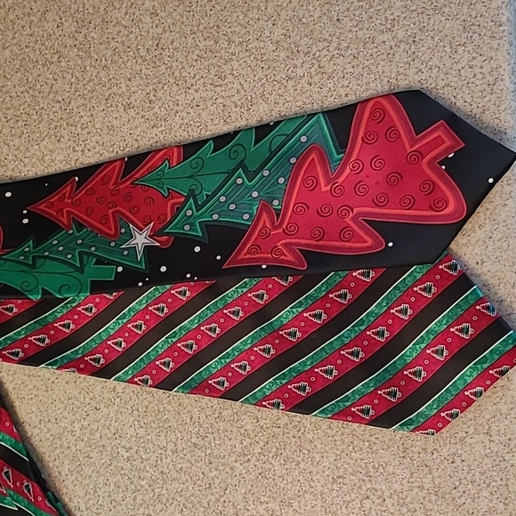 Source Unknown Other - Set of 2 novelty Christmas neckties